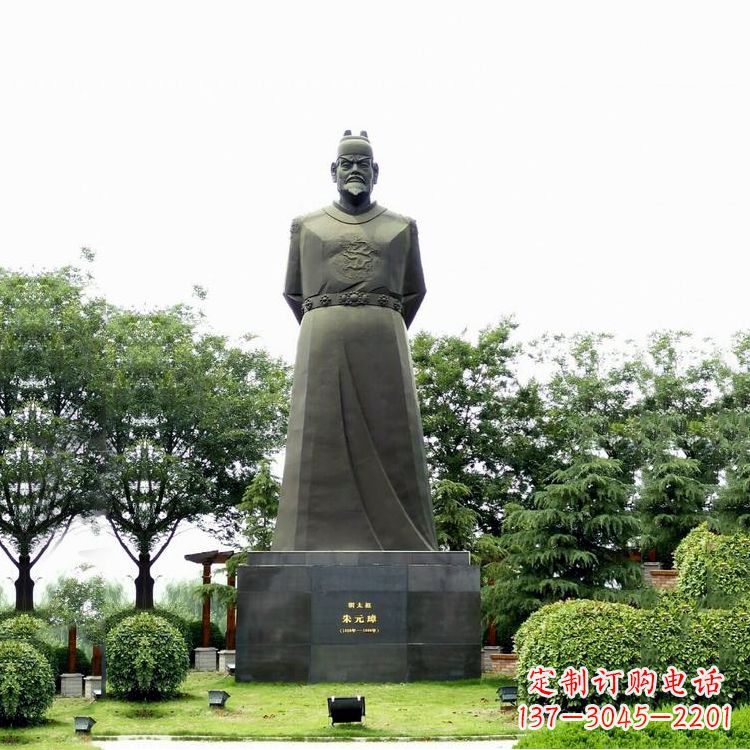 黄冈“洪武之治”明太祖石雕塑像