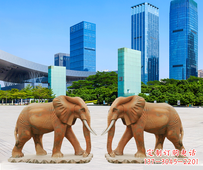 黄冈雕刻石雕大象的