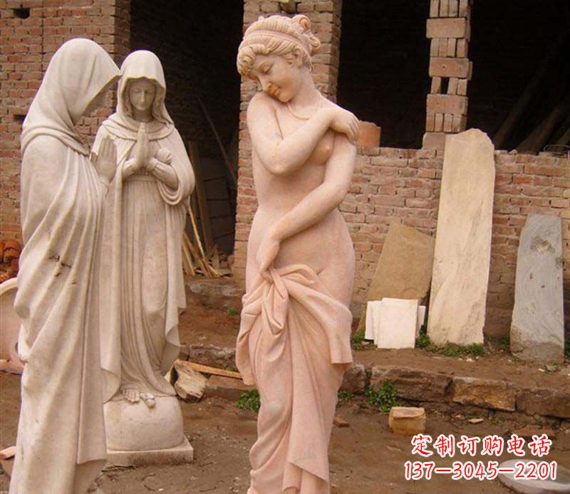 黄冈半裸女人大理石雕塑