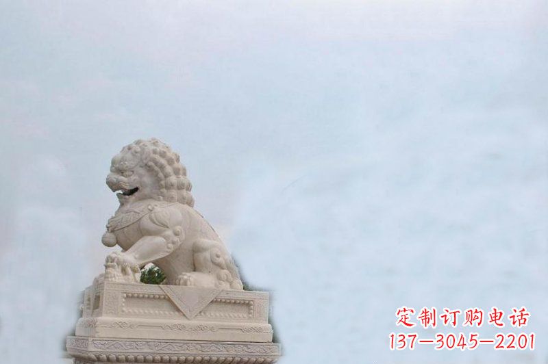 黄冈北京狮石精美狮子雕塑