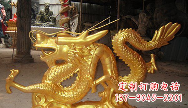 黄冈玻璃钢龙仿铜动物雕塑艺术与美的完美结合