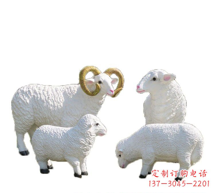 黄冈玻璃钢山羊雕塑——传承藏区特色文化