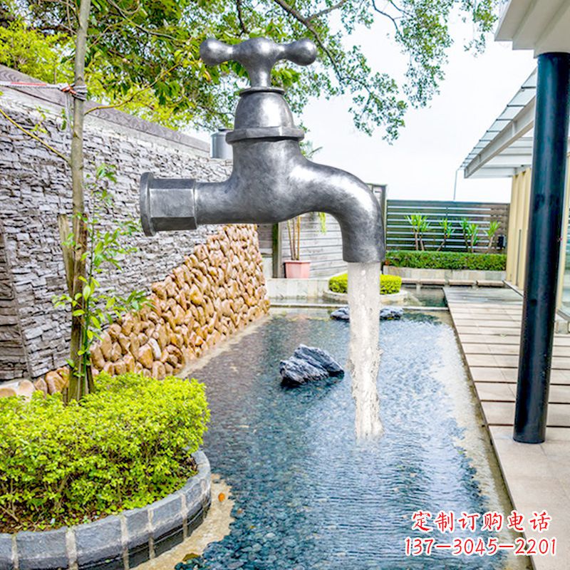 黄冈玻璃钢水龙头喷泉雕塑精美绝伦