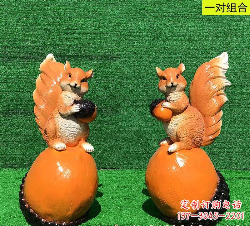 黄冈玻璃钢松鼠雕塑艺术精品