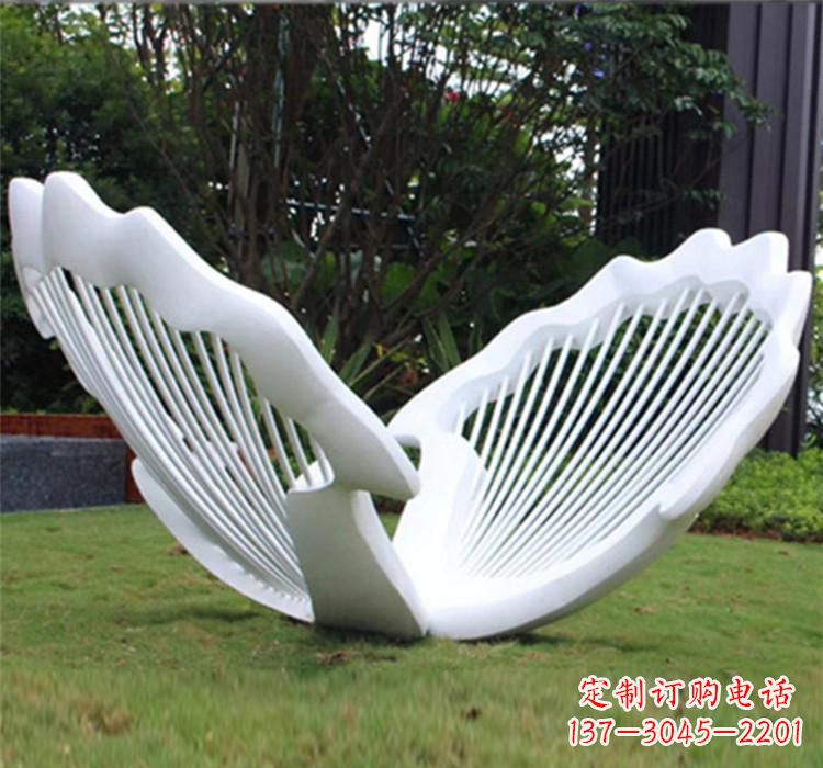 黄冈不锈钢贝壳雕塑艺术精品