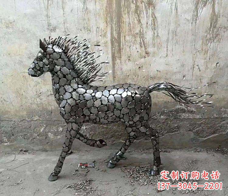 黄冈不锈钢奔马雕塑艺术与自由的象征