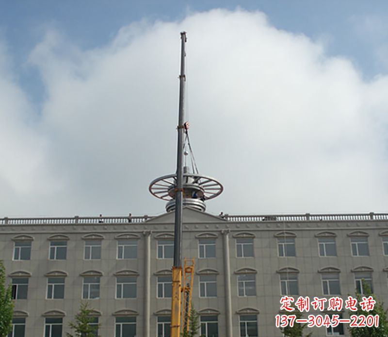 黄冈不锈钢避雷针雕塑——安全保护灵感之源