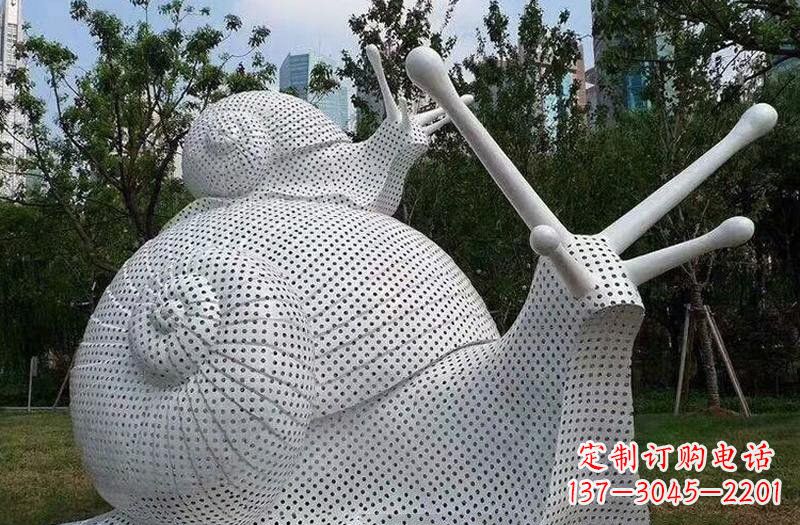 黄冈不锈钢蜗牛雕塑把自然美搬进家居