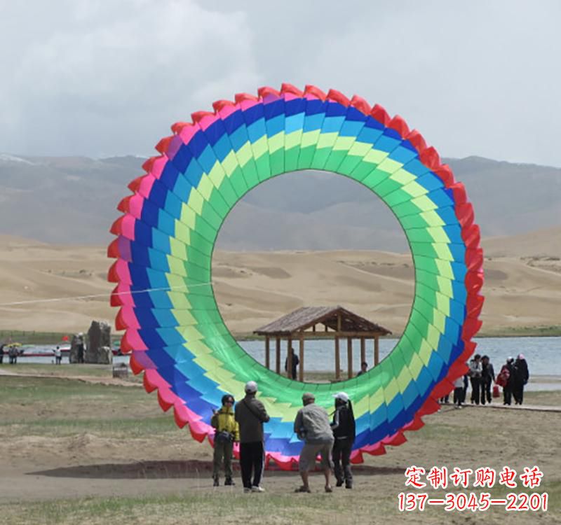 黄冈不锈钢彩色圆环雕塑——精致的艺术瑰宝