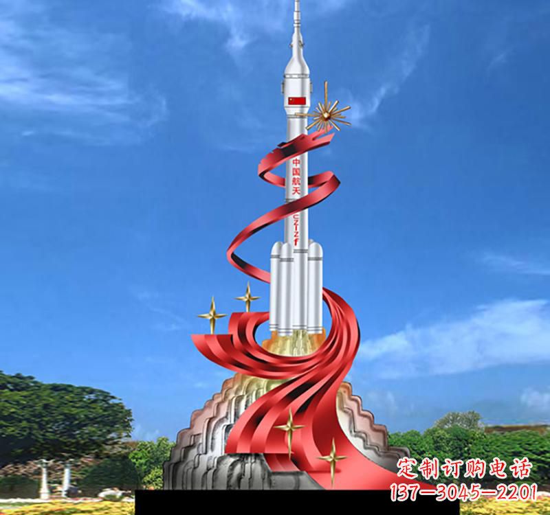 黄冈嫦娥飞天——不锈钢嫦娥雕塑