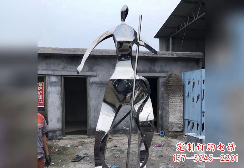 黄冈精致的不锈钢大提琴雕塑