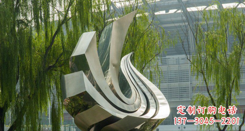黄冈不锈钢凤凰雕塑美丽的象征