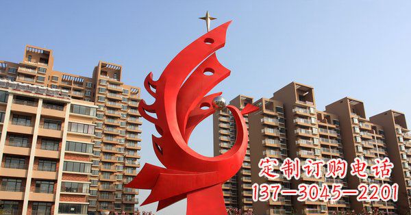 黄冈凤凰灿烂的不锈钢雕塑
