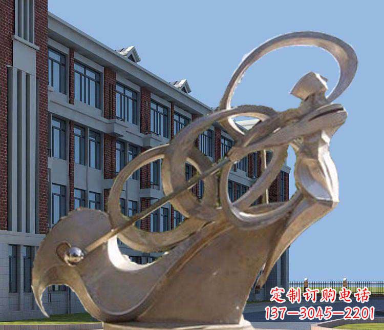 黄冈不锈钢制作的高尔夫球人物雕塑