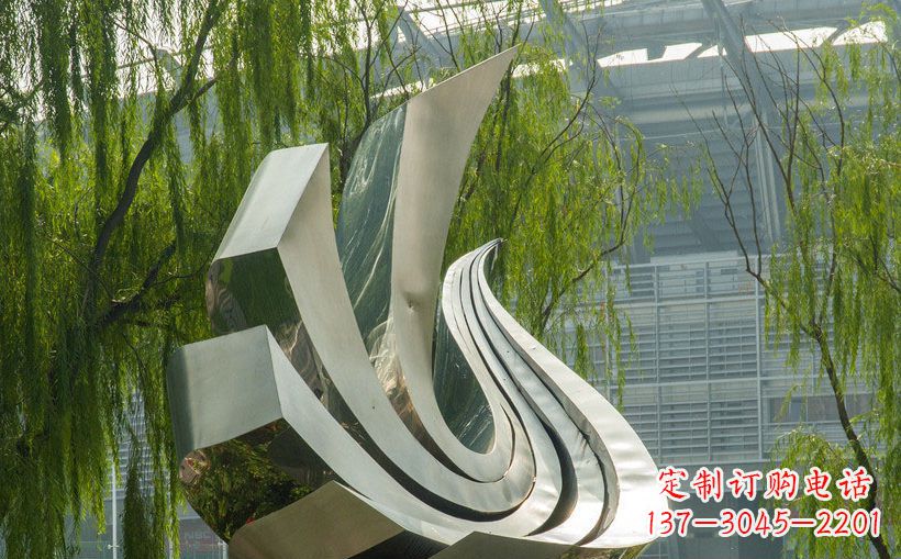 黄冈不锈钢鸽子景观雕塑
