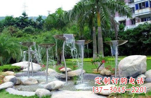 黄冈不锈钢喷泉雕塑艺术之美