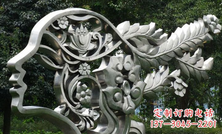黄冈不锈钢头像雕塑——精美绝伦