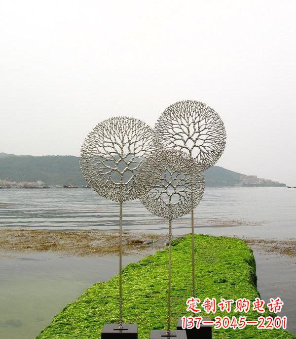 黄冈不锈钢蒲公英雕塑抽象美的象征