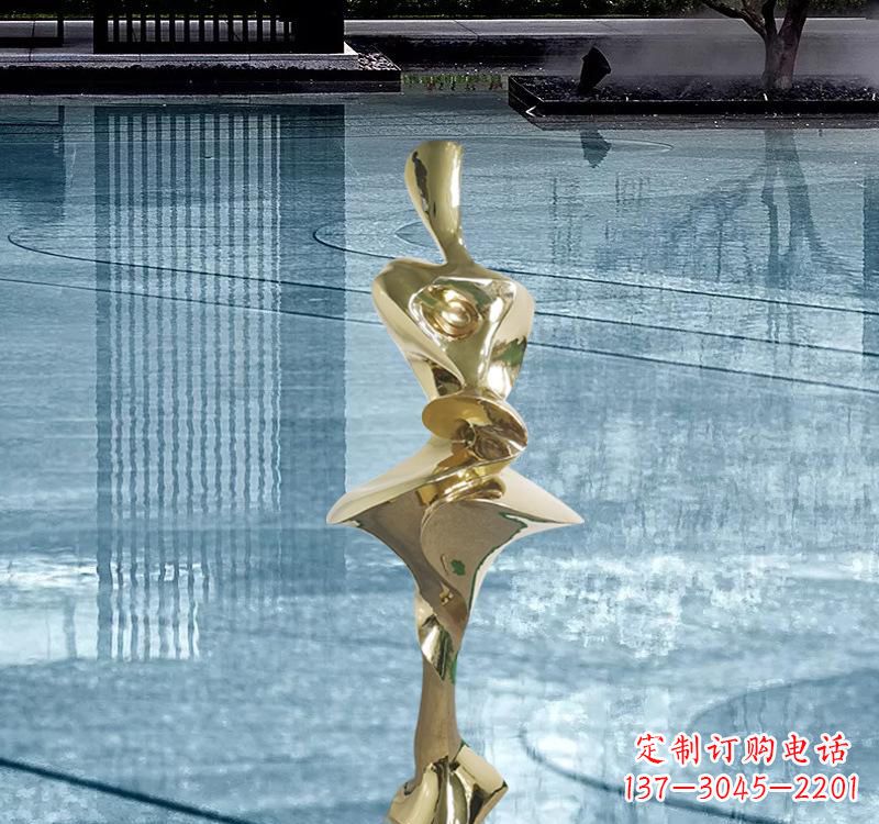 黄冈不锈钢材质的人体雕塑