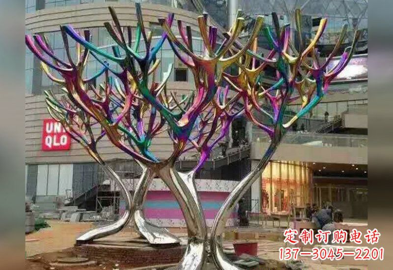 黄冈不锈钢树枝雕塑自然的美丽
