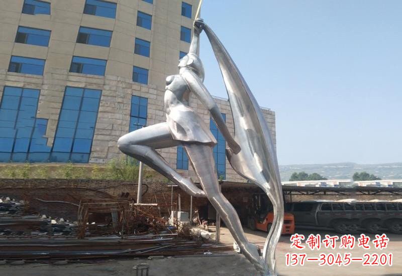 黄冈不锈钢女孩雕塑