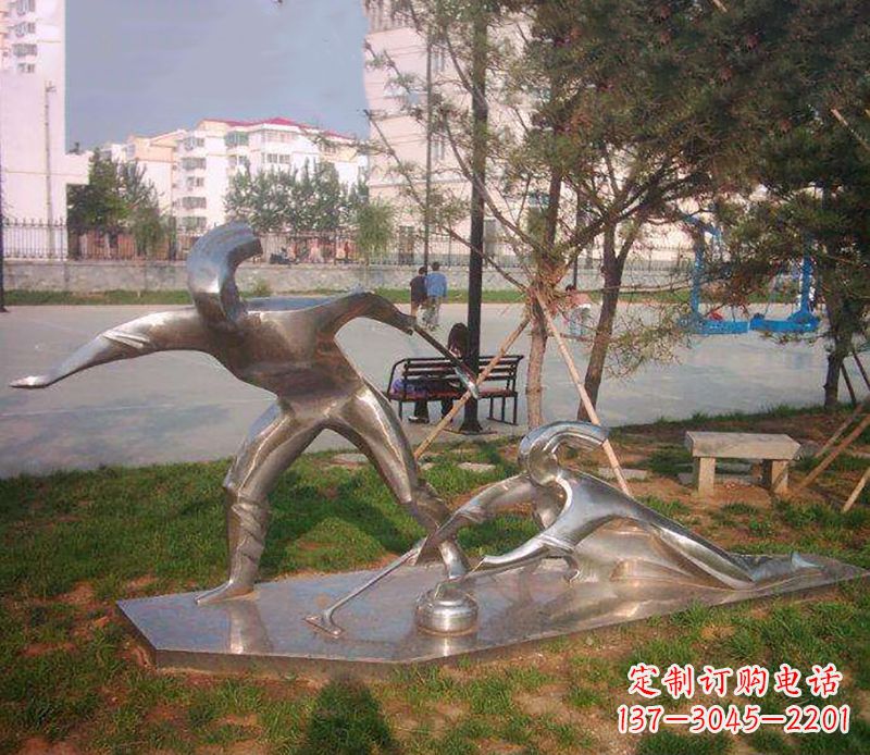 黄冈不锈钢创意冰壶雕塑大赛