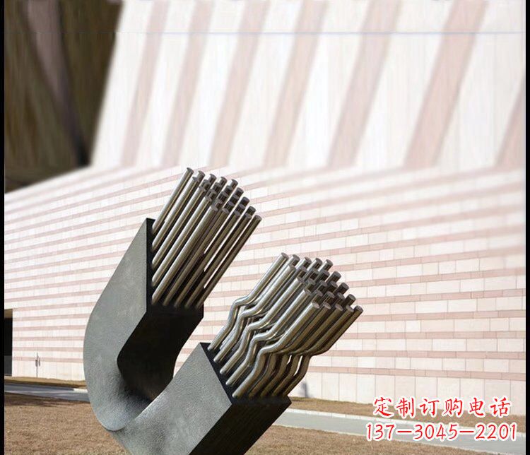 黄冈不锈钢磁铁雕塑,给景观带来无限魅力