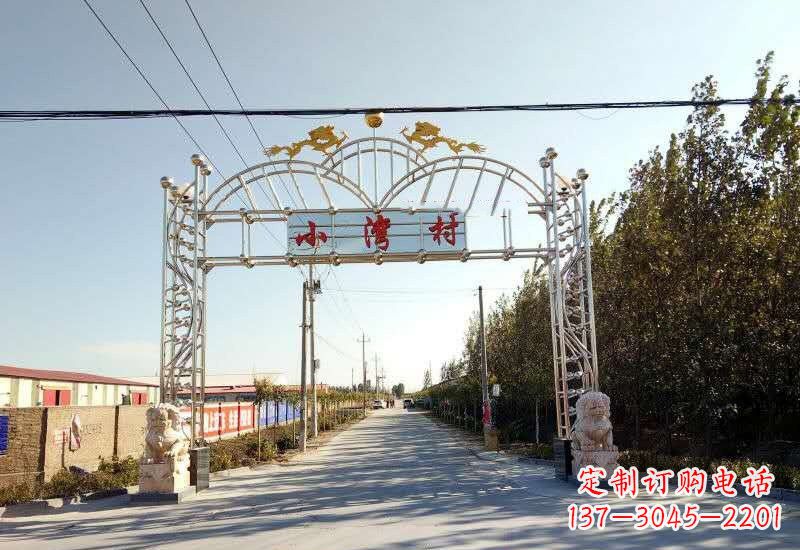 黄冈不锈钢牌坊雕塑让美丽的传统永存
