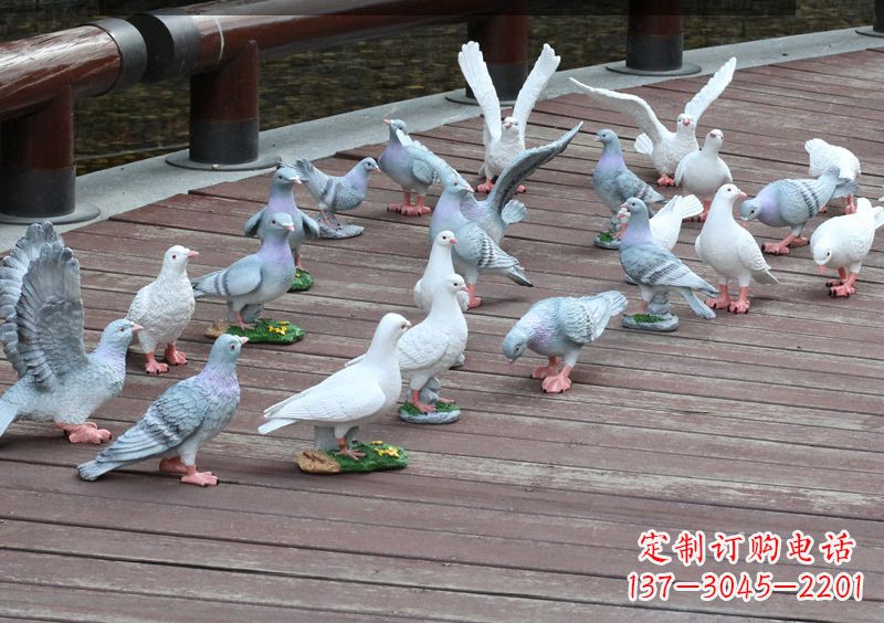 黄冈精致的不锈钢鸽子雕塑