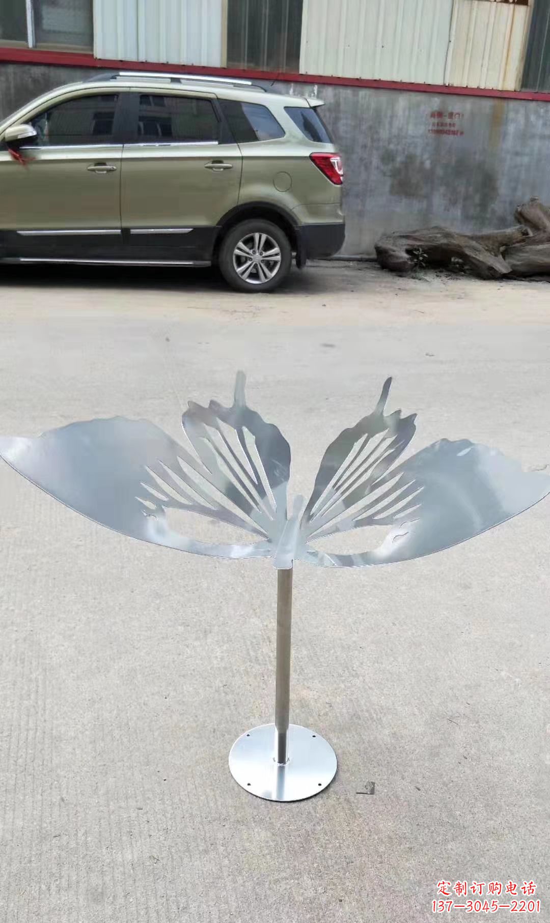黄冈绚丽精美的不锈钢蝴蝶雕塑