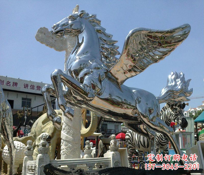 黄冈不锈钢飞马雕塑——一座令人惊叹的艺术品