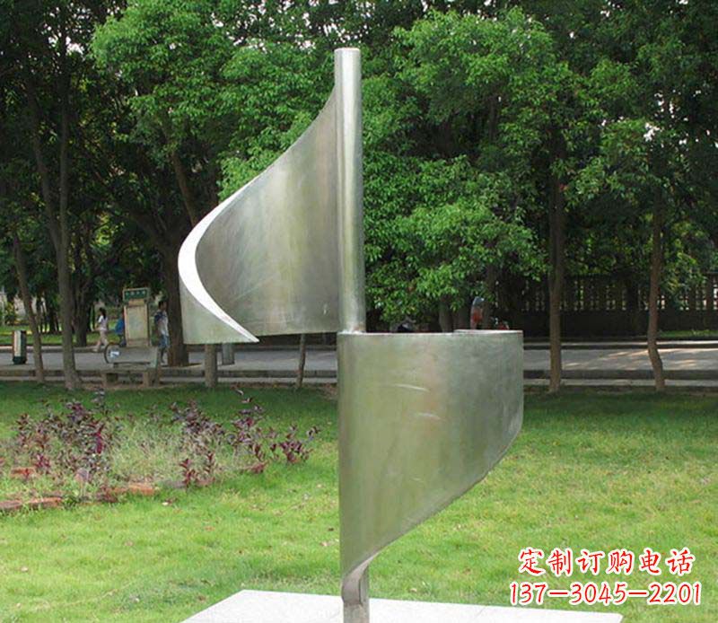 黄冈精美不锈钢风车雕塑