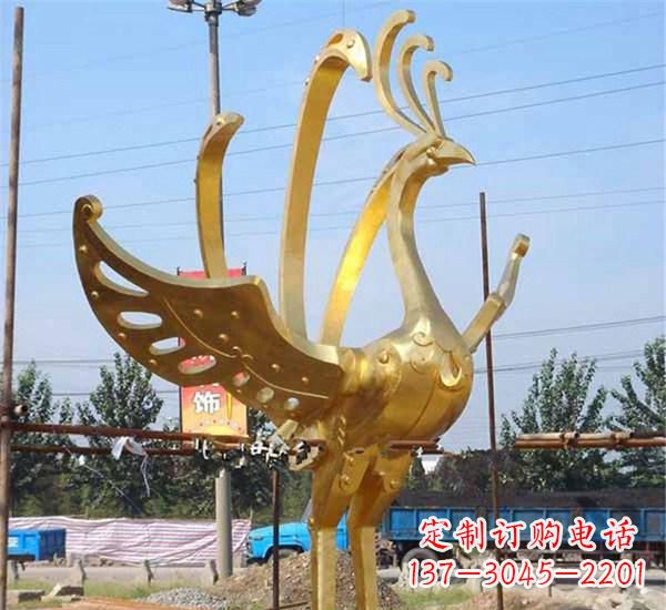 黄冈不锈钢凤凰雕塑的魅力