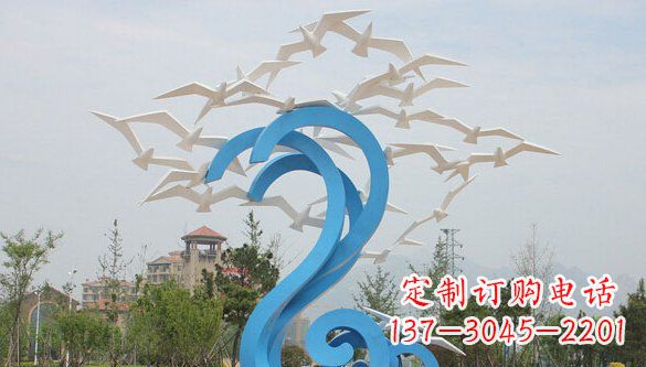 黄冈鸽子雕塑不锈钢的象征
