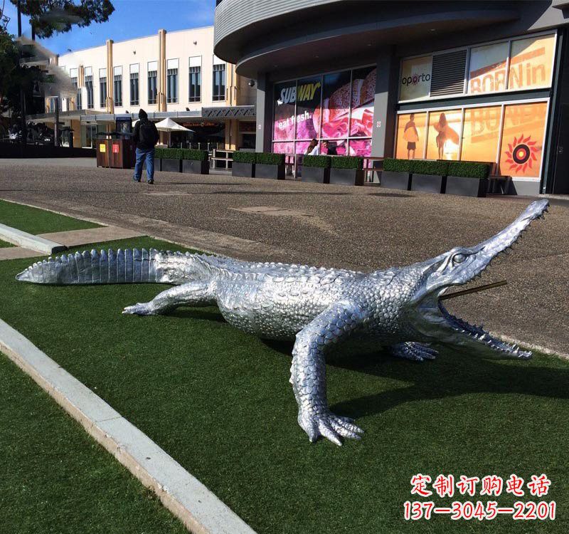 黄冈不锈钢动物雕塑精美而具有艺术价值