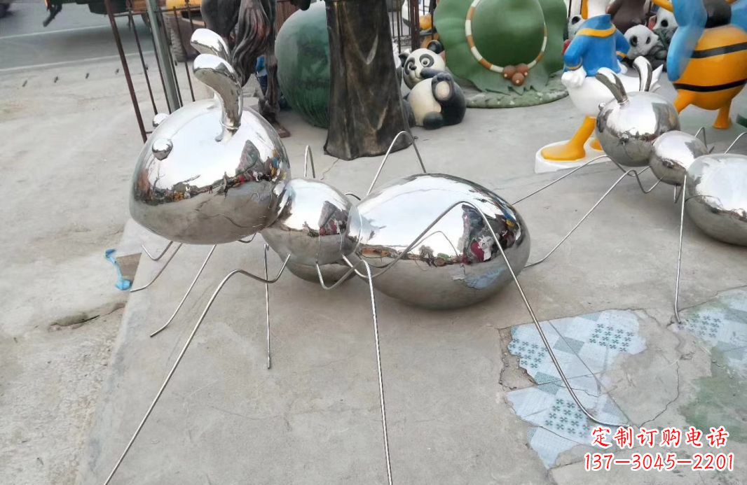 黄冈精致雕塑——不锈钢蚂蚁