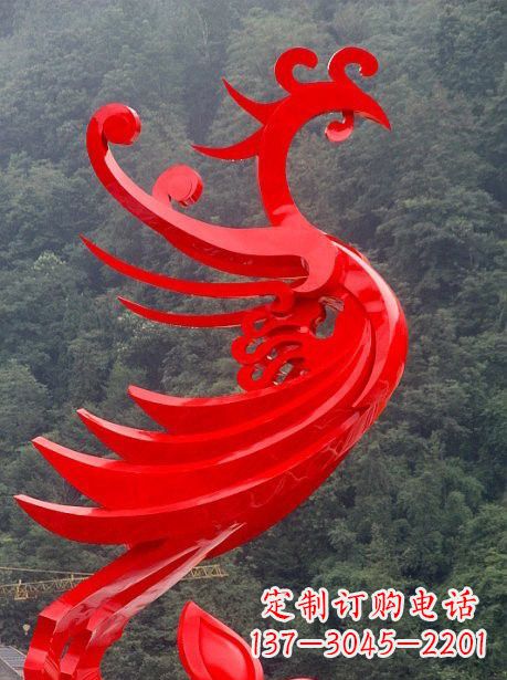 黄冈不锈钢凤凰雕塑一次精美的艺术体验