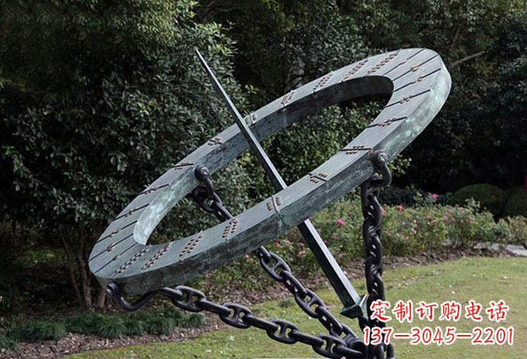 黄冈不锈钢日晷雕塑精致的艺术符号