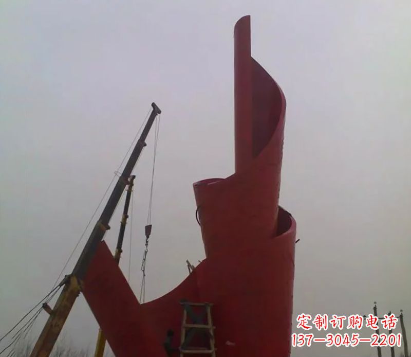 黄冈不锈钢火炬雕塑点燃社会进步的火炬