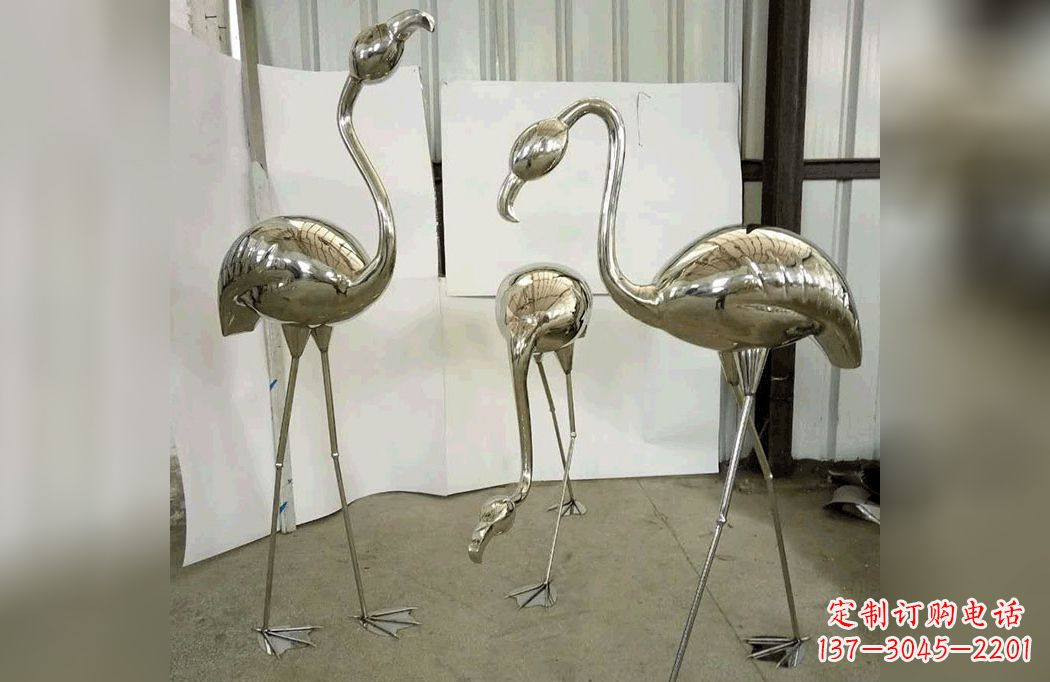 黄冈不锈钢火烈鸟——雕塑之美