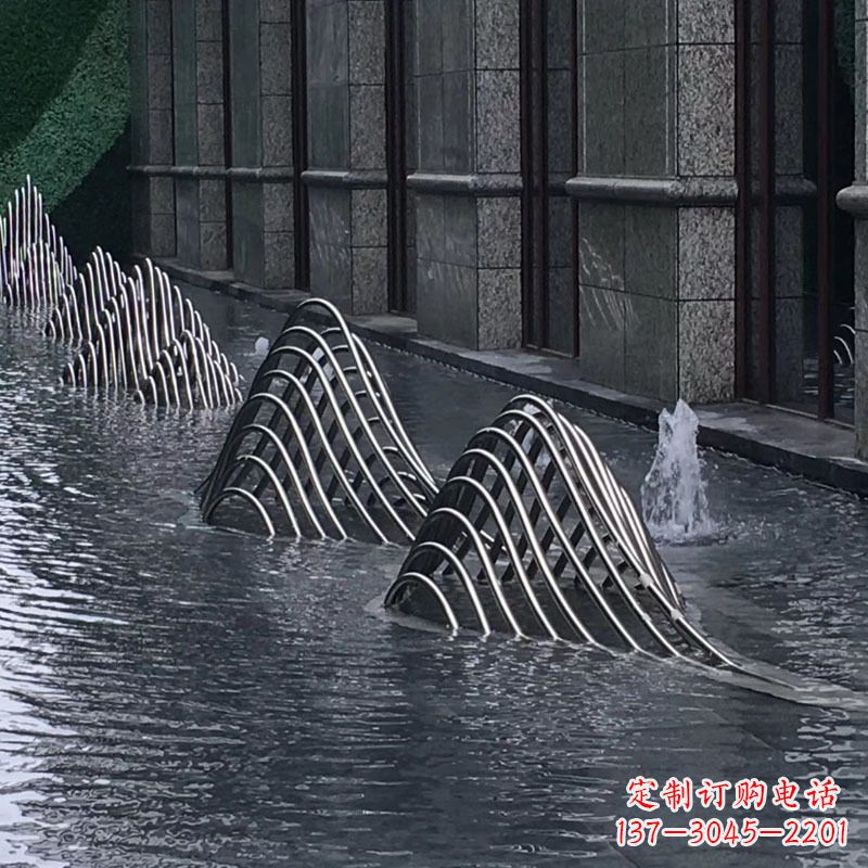 黄冈不锈钢假山雕塑精美外形,百变造型