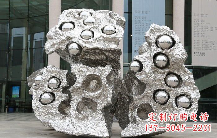 黄冈不锈钢莲蓬雕塑——传承古老文化的艺术瑰宝
