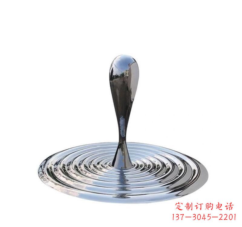 黄冈不锈钢景区水滴雕塑精美绝伦