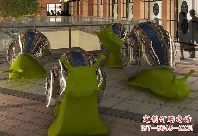 黄冈不锈钢蜗牛雕塑融合现代技术与传统艺术