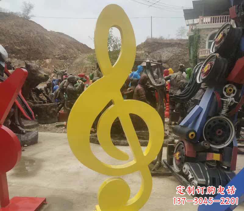 黄冈不锈钢音符雕塑美丽而持久的艺术