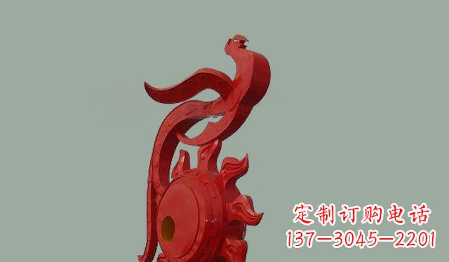 黄冈不锈钢孔雀雕塑