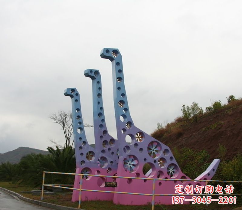 黄冈不锈钢恐龙雕塑精致的古代艺术