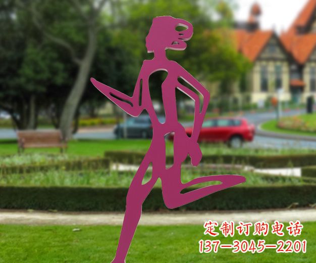 黄冈精美不锈钢女人雕塑