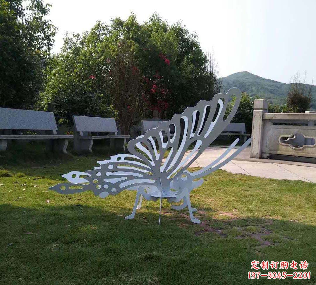 黄冈不锈钢镂空蝴蝶装饰雕塑精美雕塑点缀美好生活