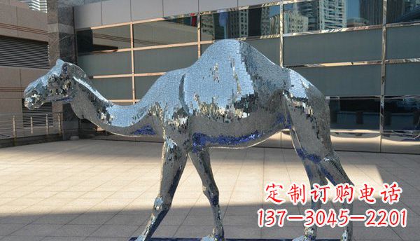 黄冈不锈钢骆驼雕塑一种充满浪漫情怀的艺术品